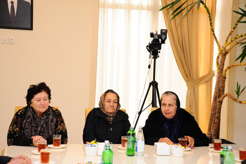 Göygöldə şəhid ailələri ilə görüşlər keçirilir - FOTOLAR