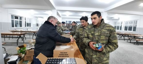 Mehriban Əliyevanın təşəbbüsü ilə hərbçilərimizə dəstək aksiyasına başlanılıb - FOTO/VİDEO