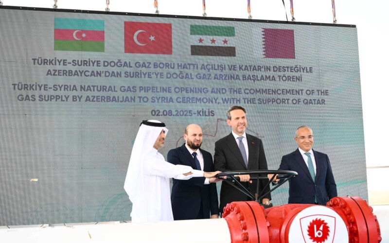 Azərbaycan qazının Suriyaya nəqlinə başlanıldı - FOTOLAR