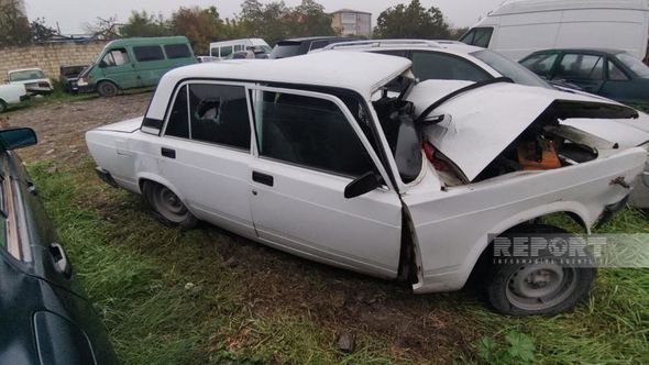 Qubada minik avtomobilləri toqquşdu: Ölən və yaralılar var - FOTO
