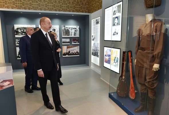 Prezident Tovuzda Azərbaycan Aşıq Sənəti Dövlət Muzeyinin açılışında - YENİLƏNİB+FOTO