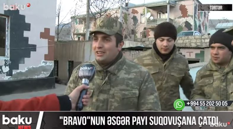 "Bravo"nun əsgər sovqatı Suqovuşana çatdı - VİDEO