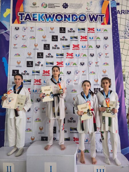 Azərbaycan taekvondoçuları beynəlxalq turnirdə medal qazanıblar - 3 qızıl, 4 bürünc