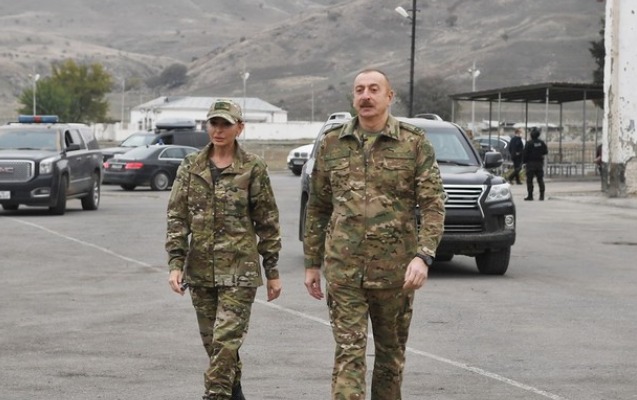 Prezident və ailəsi Hadrutda hərbi hissənin açılışında İŞTİRAK ETDİ