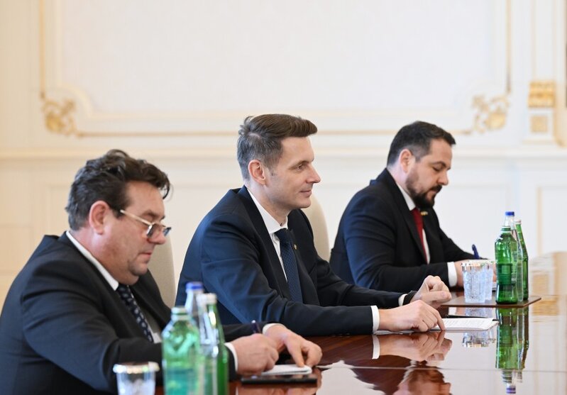 İlham Əliyev Rumıniya Parlamenti Senatının sədrini qəbul etdi - FOTOLAR