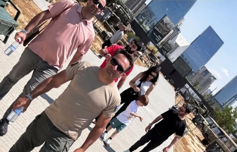 Ozan Akbaba 'Hərbi Qənimətlər Parkı'nda - FOTO