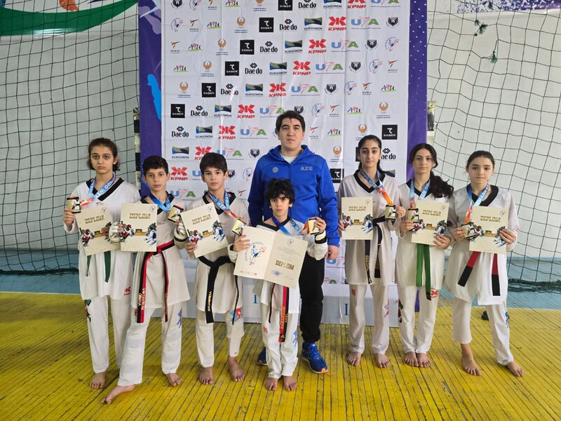 Azərbaycan taekvondoçuları beynəlxalq turnirdə medal qazanıblar - 3 qızıl, 4 bürünc
