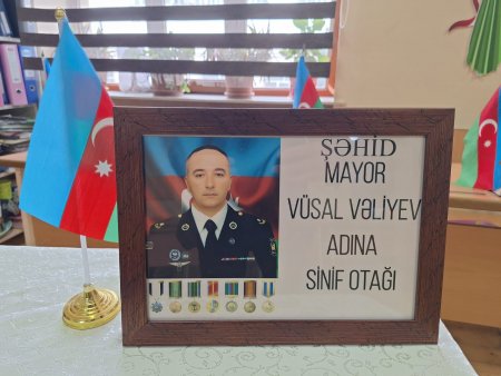 Şəhid mayor Vüsal Vəliyevə həsr olunmuş tədbir keçirildi - FOTOLAR