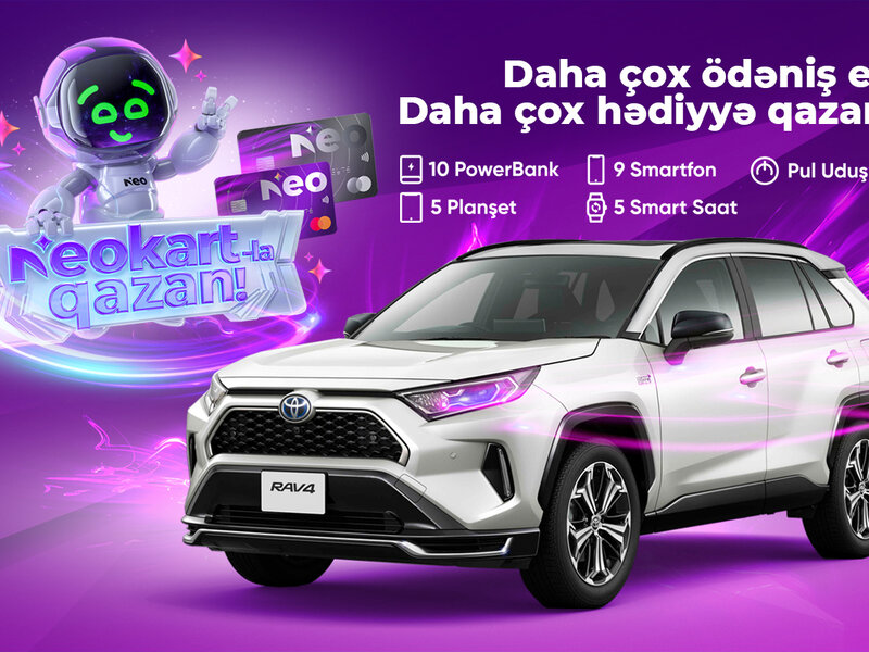 NeoKartla ödə, Toyota RAV4 udmaq şansı qazan