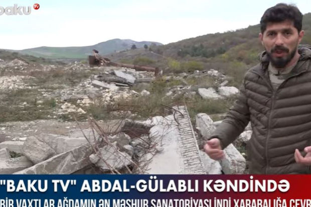 Ağdamın məşhur sanatoriyası xarabalığa çevrildi - VİDEO