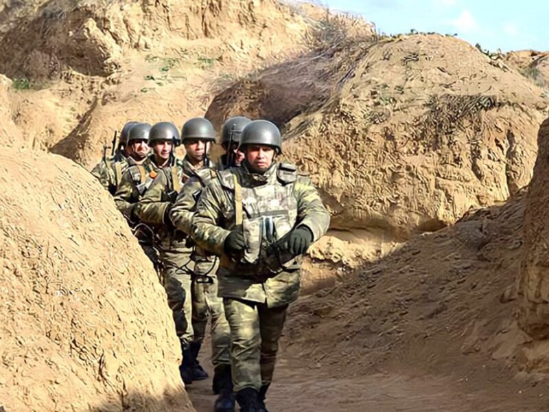Azad edilən ərazilərdə döyüş növbətçiliyi yüksək səviyyədə aparılır