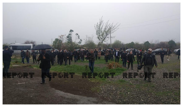 Türk Şurasının yüksək vəzifəli rəsmiləri Ağdam Cümə məscidinə baxıblar – YENİLƏNİB + FOTO