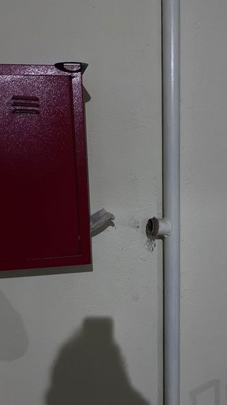 Bakıda binada yanğın təhlükəsizliyi texnikasında problem yaranıb - FOTO