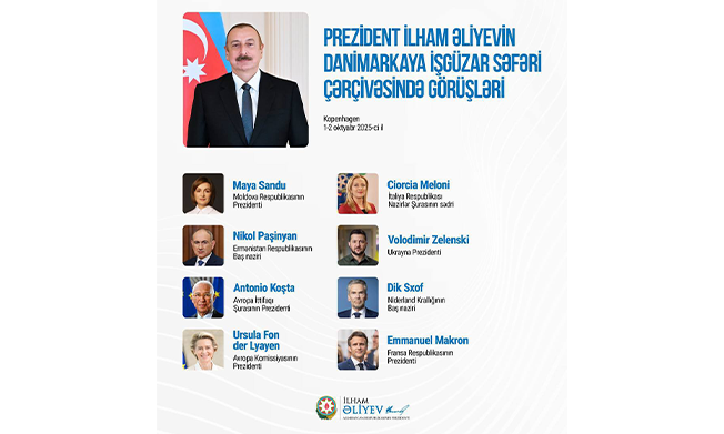 Prezidentdən Danimarka səfəri ilə bağlı paylaşım - Foto