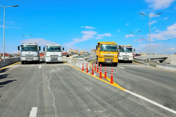 Sulutəpə dairəsində yeni yol qovşağı istifadəyə verildi - FOTO