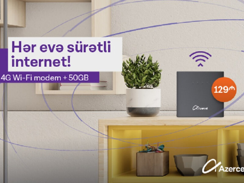 Azercell-dən yeni Wi-Fi kampaniyası