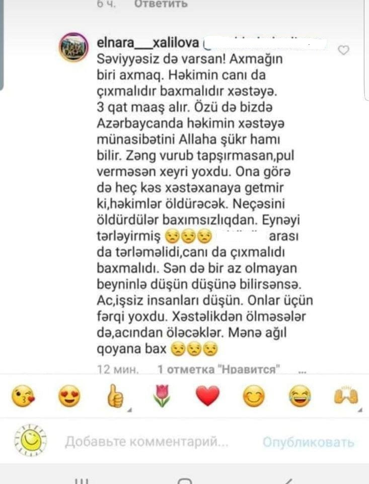 "Nə tez məni xalq düşməni etdiniz?" - Elnarə