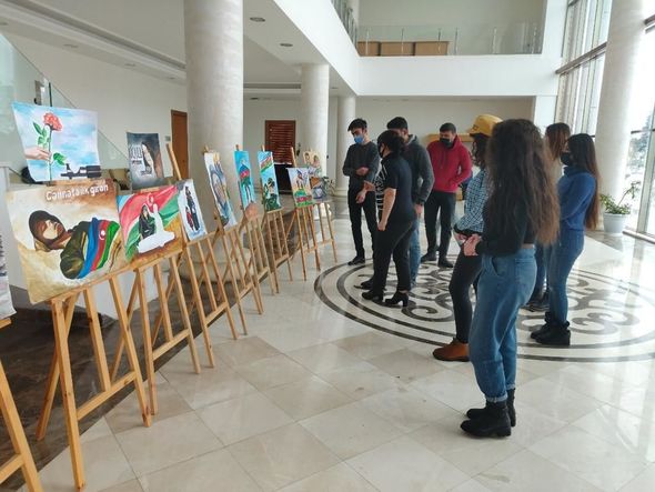 Regionlarda gənclər Xocalı soyqırımı qurbanlarının xatirəsini andılar - FOTO