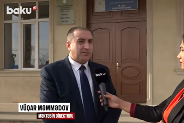 Biabırçı görüntülərin çəkildiyi məktəbin direktoru danışdı - VİDEO