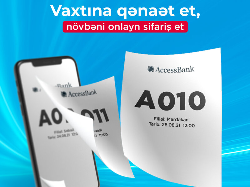 AccessBank-la vaxtına qənaət et