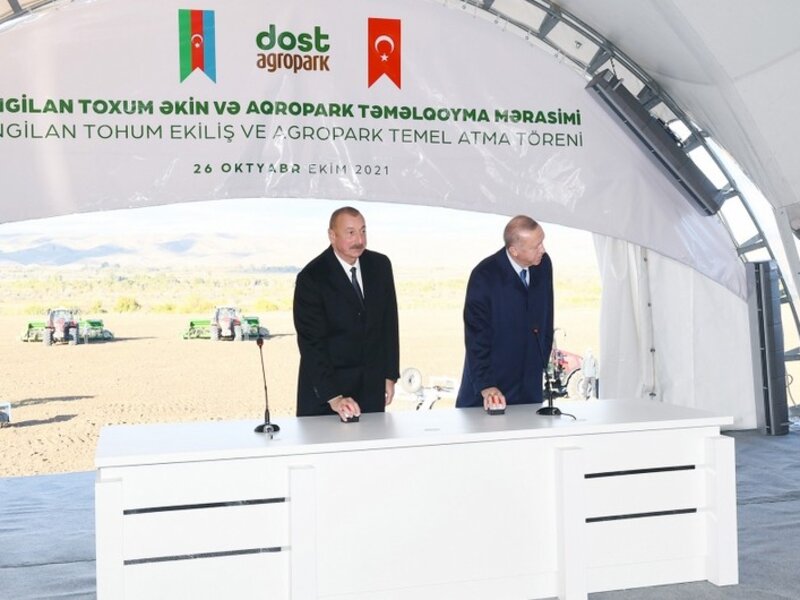 Dost Aqropark' Azərbaycan və Türkiyənin qida təhlükəsizliyinə töhfə verəcək