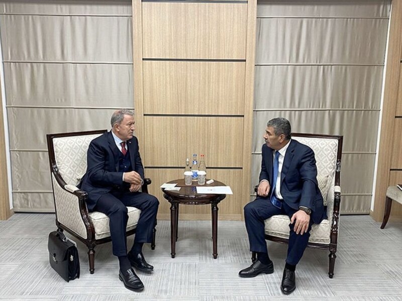 Zakir Həsənovla Hulusi Akar arasında görüş baş tutub