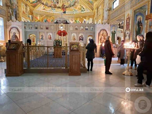 Bakıda pravoslav xristianlar xaçaçuran bayramını qeyd edirlər - FOTO