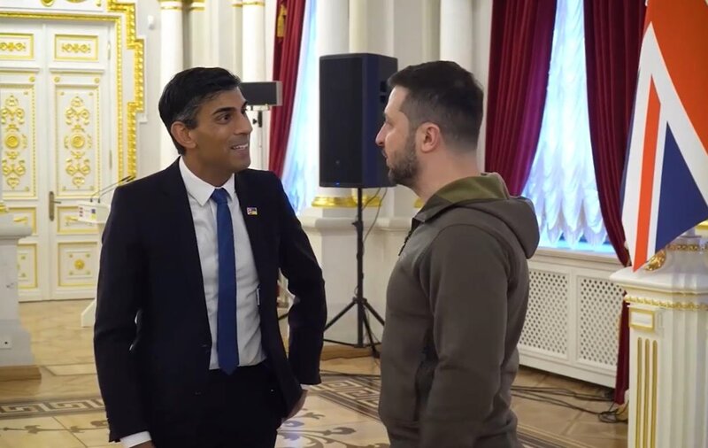 Britaniyanın Baş naziri Ukraynada səfərdədir - VİDEO