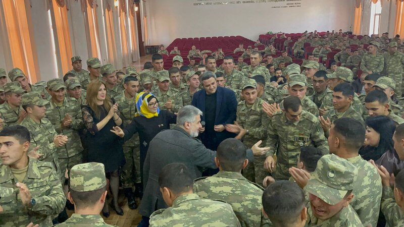 Müdafiə Nazirliyinin N saylı hərbi hissənin 30 illiyi ilə bağlı tədbir keçirildi - FOTOLAR