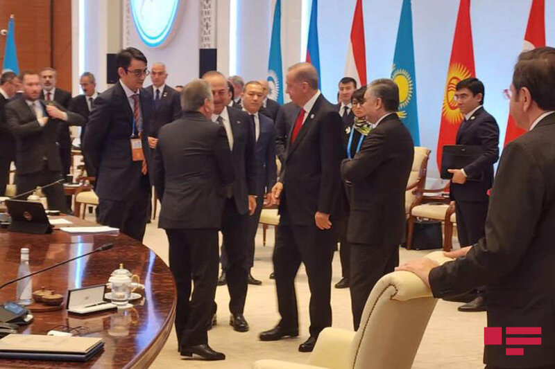 Türk liderlərin Səmərqənddə keçirilən Zirvə Görüşündən maraqlı anlar - FOTOLAR