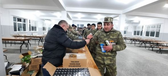 Mehriban Əliyevanın təşəbbüsü ilə hərbçilərimizə dəstək aksiyasına başlanılıb - FOTO/VİDEO
