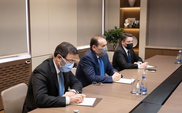 Ceyhun Bayramov Türk Şurasının Baş katibi ilə görüşüb - FOTO