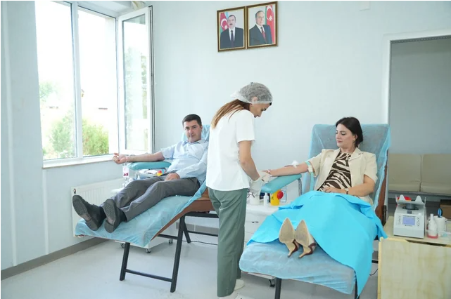 Anım Gününə həsr olunmuş qanvermə aksiyası keçirilib - FOTO