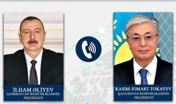 Kasım-Jomart Tokayev Prezident İlham Əliyevə zəng etdi