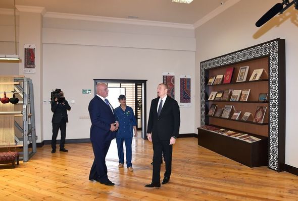 Prezident "Azərxalça" ASC-nin Tovuz filialının fəaliyyəti ilə tanış oldu - YENİLƏNİB+FOTO