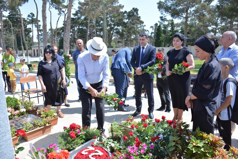 Abşeron rayonunda şəhidlərin doğum günü qeyd edildi - FOTOLAR