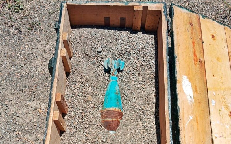 Şahbuzda minaatan mərmi aşkarlandı - FOTO