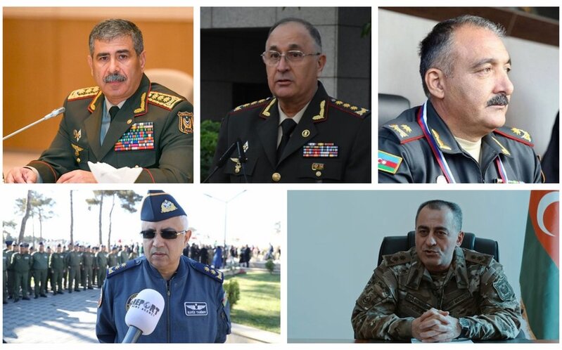 Zakir Həsənov, Kərim Vəliyev və daha 3 general 