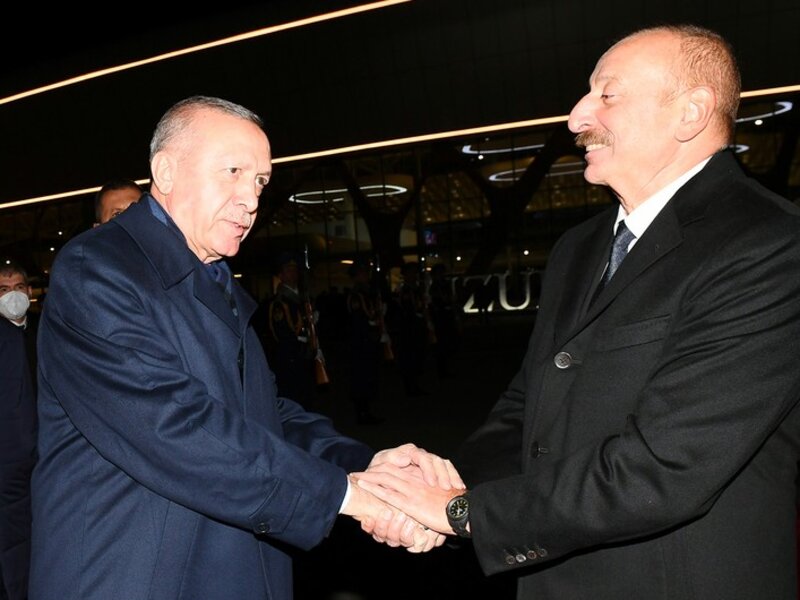 Prezident İlham Əliyev Ərdoğanla fotosunu paylaşdı