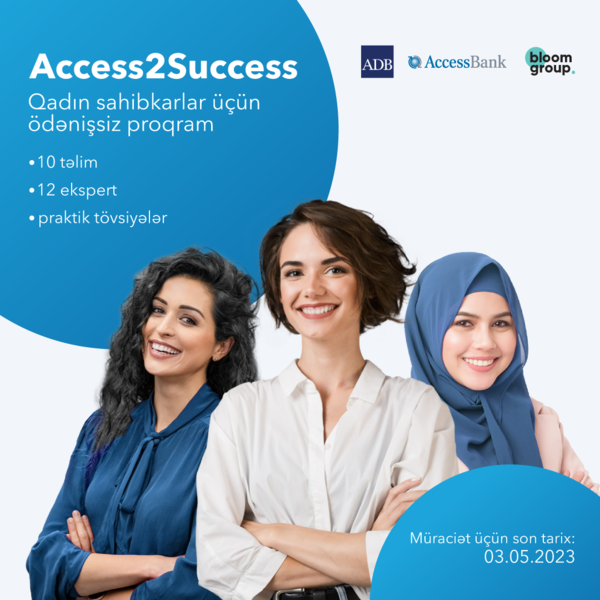 AccessBank qadın sahibkarlar üçün ödənişsiz proqrama yenidən start verir