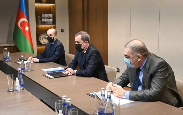 Ceyhun Bayramov İsrailin ölkəmizdəki səfiri Corc Diki qəbul edib – FOTO