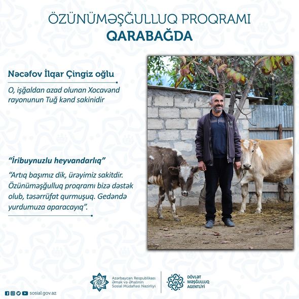 Xocavənddə düşmənin darmadağın etdiyi həyatın bərpası ilə bağlı VACİB ADDIM - FOTO