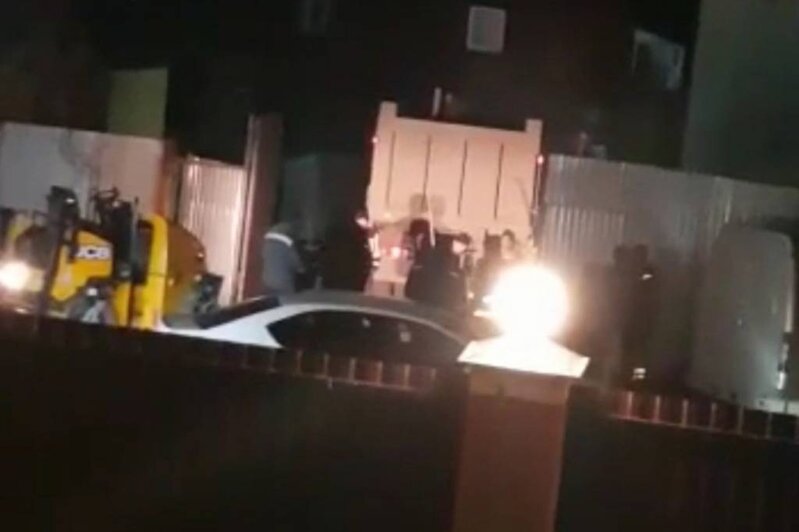Rusiyada azərbaycanlılar asfalt üstündə dalaşdılar - FOTO