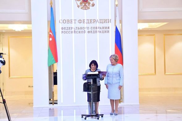 Valentina Matviyenko: Azərbaycan bizim üçün strateji tərəfdaş olub və belə olaraq da qalır - YENİLƏNİB + VİDEO