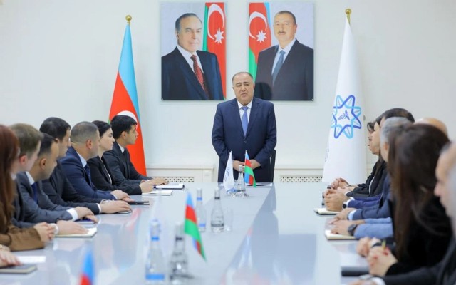 Yeni nazir kollektivə təqdim olundu - FOTOLAR