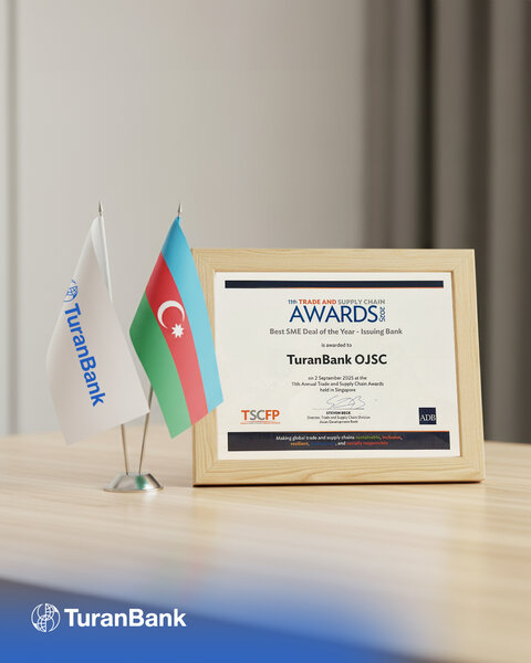 TuranBank beynəlxalq mükafata layiq görülüb
