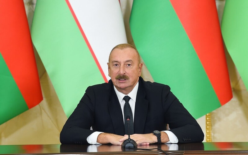 Prezident: 'Azərbaycan və Özbəkistan münasibətləri ən yüksək səviyyəyə çatdırıb