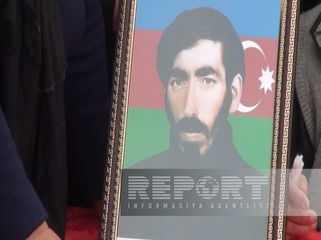Xocalıda qalıqları aşkarlanan iki nəfərlə vida mərasimi keçirilib