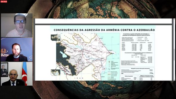 Braziliya tələbələri Dağlıq Qarabağ münaqişəsinin tarixi və həll yolları ilə tanış olub - FOTO
