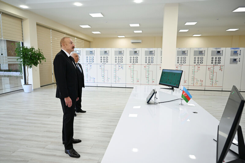 Prezident açılışda - FOTOLAR